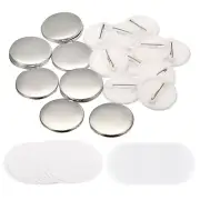 0.98" Blank Button Making ,10Pcs Round Badge Parts for Button Maker Machine