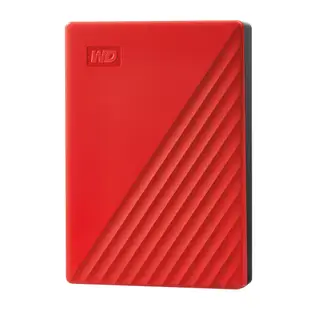 WD My Passport 2TB/4TB/5TB 紅色 2.5吋行動硬碟 外接硬碟 公司貨