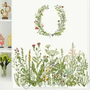 Grass Flower Wall Sticker Nursery Decor