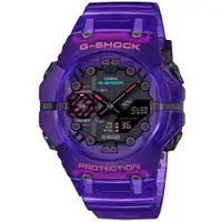 在飛比找ETMall東森購物網優惠-CASIO G-SHOCK 藍牙連線 科幻世界雙顯腕錶 GA