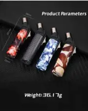 Outdoor Windproof Butane Gas Lighter Jet Flame Refillable Camping Kitchens Tool