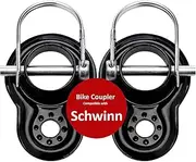Evo Dyne Bike Coupler, Coupler Hitch Attachments Compatible with Schwinn & Instep Bike Trailers, Aftermarket Replacement | Flat Coupler, Designed for Bicycle Carriers & More!