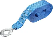 TOKIDNY Boat Winch Strap Heavy Duty Towing Strap for Vehicle and Trailer Use for Secure Cargo Handling Versatile Pulling Rope for Trucks and Boats