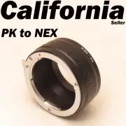 Pentax K PK Lens to Sony NEX E Mount Adapter Ring NEXC3 NEX5N NEX5C NEX7 VG-10