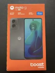 New & Sealed - Boost Mobile Moto G 5G 2024, 128GB, Green - Prepaid Smartphone