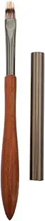 GANAZONO Nail Smudge Pen Nail Brushes Home Nail Pen Salon Gel Pens Nail Doodle Pens Fingernail Brush Home Art Brushes Hand Brush for Men Art Striping Pens Gel Polish Brushes Brown Wood