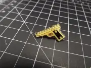HANDGUN/PISTOL 1" LAPEL / HAT PIN LIFETIME GUARANTEE
