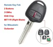 Mitsubishi Outlander 2005 2006 2007 2008 2009 2010 Remote Key Car Key Fob 315MH
