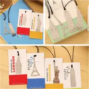 Metal Bookmark Travel Theme Note Memo Paper Marker Stationery Novelty Creative Gift 6084 STATUE OF LIBERTY