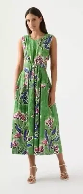 AJE “Zorina” Ladies Tie Midi Dress - size 16 New