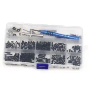 Metal Repair Tool+ Multi-Sizes Screws Nuts Set Kit For Wltoys 1/14 144001 RC Car