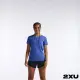 【2XU】女 Aero運動短袖上衣(紫藍/反光藍)