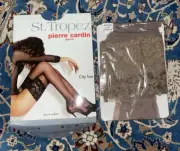 ST. TROPEZ Pierre Cardin PARIS Luxury 20DEN Thigh-High Stockings ANTILOPE SIZE-S