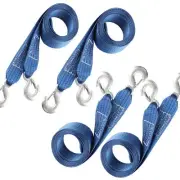 Nylon Tow Strap with Hooks, 2Inch x 13Ft Recovery Rope 10,000LB Heavy Duty To...