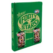 2025 AFL Footy Stars Collector Card Album + 2 Free Packs