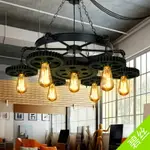 水管工業風燈創意個性復古齒輪工業風吊燈吧臺美式吊燈酒吧復古燈