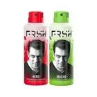 Frsh Hero & Macho Perfumed Deodorants Body Spray For Men Pack Of 2 Each 200ml