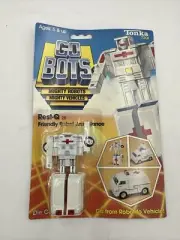1983 Vintage Tonka Go Bots Rest Q Ambulance ROBOT Truck Sealed On Card NEW