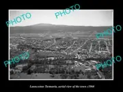 OLD LARGE HISTORIC PHOTO OF LAUNCESTON TASMANIA AERIAL VIEW OF THE TOWN c1960 2