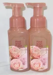 Bath & Body Works Gentle & Clean Foaming Hand Soap Set Lot of 2 PINK KIWI BERRY