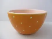 PRESENT TENSE LINEN DOT MARIGOLD CEREAL BOWL- 5 3/4" -1305D