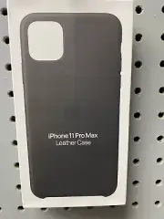 ORIGINAL APPLE iPHONE 11 PRO MAX LEATHER CASE BLACK MX0E2ZM/A