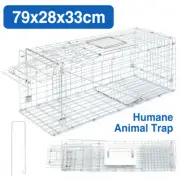 Humane Animal Trap Cage Large Feral Possum Fox Hare Koala Rabbit Cat Live Catch