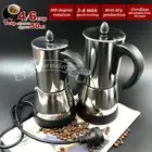 4/6 Cups Stainless Steel Electric Espresso Moka Coffee Maker Italian Classic AU
