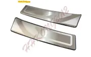 For Toyota Corolla Cross 2022 Silver Steel Rear Bumper Protector Sill 2PCS (for: Toyota)