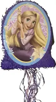 Ya Otta Tangled Piñata, Pull String, Party Supplies 22" L x 16.5" W x 3" H