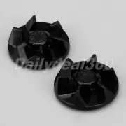 2Pcs/set Black Rubber Motor Drive Clutch Couplers For Cuisinart Blender Replace