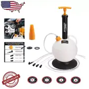 Durable 6L Manual Oil Extractor with Hose & Extensions - Efficient Fluid Changes