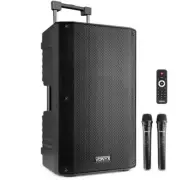 Vonyx VSA500-PA 12" Portable PA Speaker with Wireless Mics
