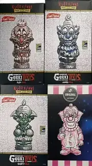 Geeki Tikis LOOTCRATE Killer Klowns From Outer Space Ceramic Tiki Mug Set of 4