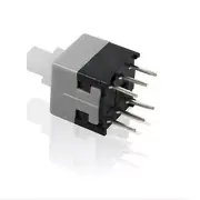20pcs push key switch button self-locking 6 pins buttons 8.5*8.5 0.5A 30V DIY