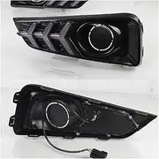 2PCS LED Daytime Running Light Compatible with City Compatible with Grace 2015 2016 2017 Yellow Turn Signal Relay 12V DRL Fog Lamp(Only DRL,White and Yellow)