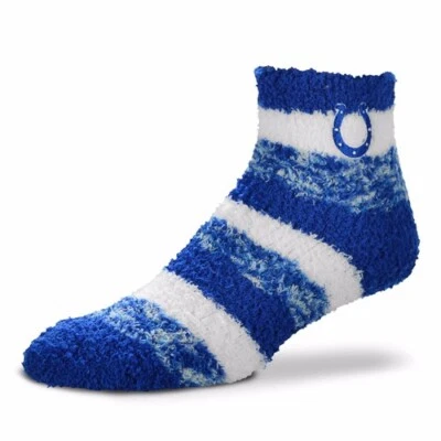 Indianapolis Colts NFL For Bare Feet Women's Kid's Fuzzy Sleep Soft Socks OSFA