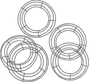 5Pcs Metal Wreath Hoop Dreamcatcher Circle DIY Wire Wreath Frame 18 inch Wire Wreath Frame Metal Wreath Ring Wreath Base Craft Metal Wire Ring Iron Metal Ring Coat Hanger Work
