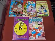 LOONEY TUNES / ANIMANIACS / UNDERDOG - PREMIER ISSUES - (5) DIFFERENT COMICS