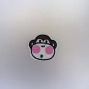 Monkey Patch - Embroidered/Iron/Sew/Stitch/Glue On - Animal Cute Kawaii