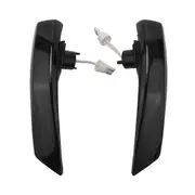 2X Dynamic LED Mirror Indicators Turn Signal Light for Focus Mk2 Mk3 Mondeo Black