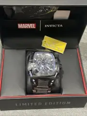 Invicta Marvel Black Panther Limited Edition Watch /4000 Chronograph 37619 53mm