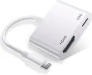 [Mfi Certified] Lightning to HDMI Adapter for Iphone to Tv,Iphone HDMI Adapter I