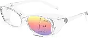 Dollger Safety Glasses with Readers 1.5 2.0 1.0 Progressive Multifocus Anti Fog and Blue Light Blocking Reading Glasses