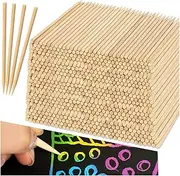 477pcs Wooden Stylus for Scratch Art, Wooden Art Stylus Stick DIY Creative Drawing Sticks, Heavy Duty Wooden Sticks for Scratch Art