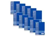 10x Colourhide PP Writing Notebook w Ruler A4 School Stationery 120-Pages Blue