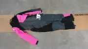 KLIM VAILSIDE ONE-PIECE SMALL SNOWMOBILE SUIT IN KNOCKOUT PINK 4058-000-120-701