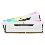 Corsair Vengeance RGB PRO SL 32GB (2x16GB) DDR4 3200Mhz C16 Desktop Ram - White