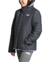 The North Face Girl Mossbud Reversible Faux Fur&Quilted Zip Jacket SZ 5 XXS-$110