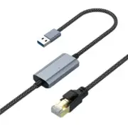 ABS USB3.0 to RJ45 Networking Cord Experience Seamlessly Internet Connectivities